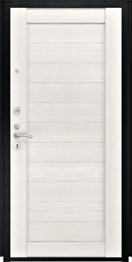 Входная дверь ДвериПРО Модель L-46 СБ-3 листв. бел. (21 беленый дуб) DPRO195714 внутренняя сторона