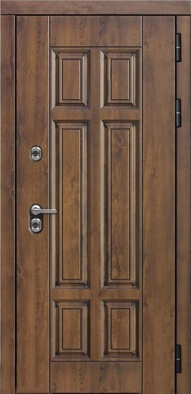 Входная дверь ДвериПРО Квадро ФЛ-609 (L-52, 10мм, белый матовый) DPRO196516 внешняя сторона