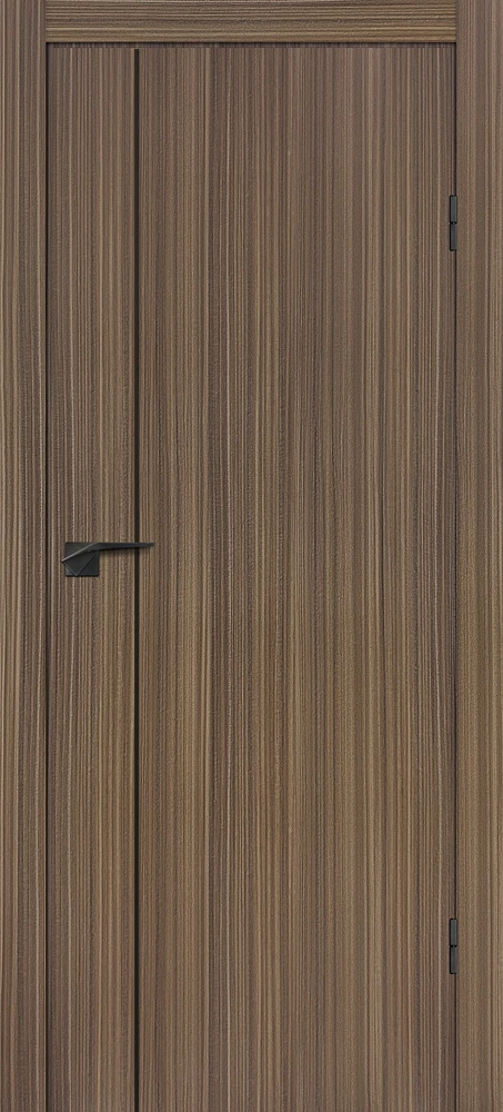 Фото Межкомнатная дверь P-21 AL черный молдинг Эвкалипт испанский