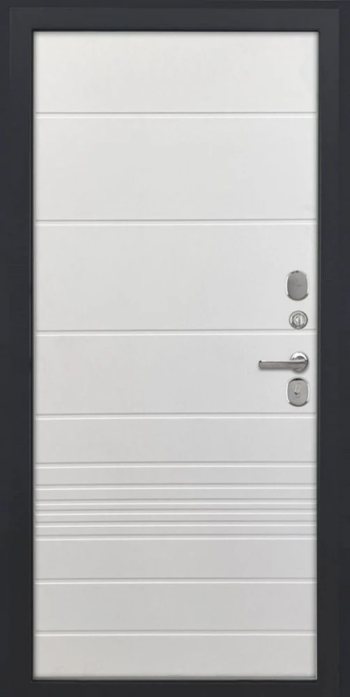 Входная дверь ДвериПРО Квадро ФЛ-700 (10мм, Ясень белый) DPRO225950 внутренняя сторона