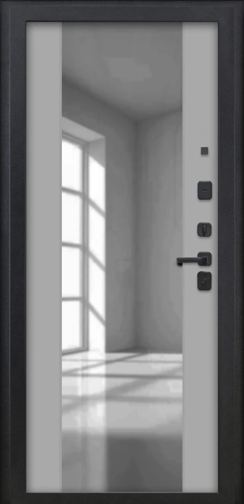 Входная дверь ДвериПРО Берген ФЛЗ-1 Шарли светлый DPRO226527 внутренняя сторона