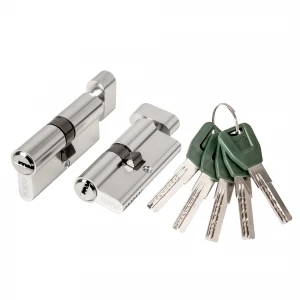 Цилиндровый механизм (A202/70) A2002Knob70(30+10+30) с вертушкой SN никель