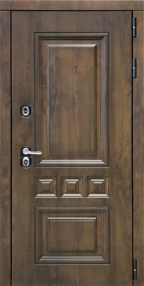 Входная дверь ДвериПРО Аура ФЛ-609 (L-52, 10мм, белый матовый) DPRO220596 внешняя сторона