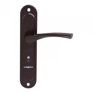 Ручка дверная на планке РФ2-77.01 (для замков 10.11,30.11), медь