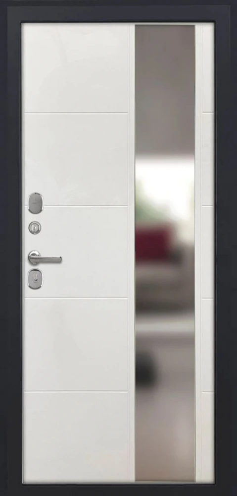 Входная дверь ДвериПРО Модель L-49 ФЛЗ-649 капучино (зеркало) DPRO200364 внутренняя сторона