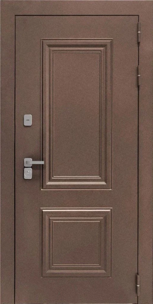 Входная дверь ДвериПРО Д-68 Алиса (16мм, ПВХ софт грей, зеркало) DPRO200128 внешняя сторона