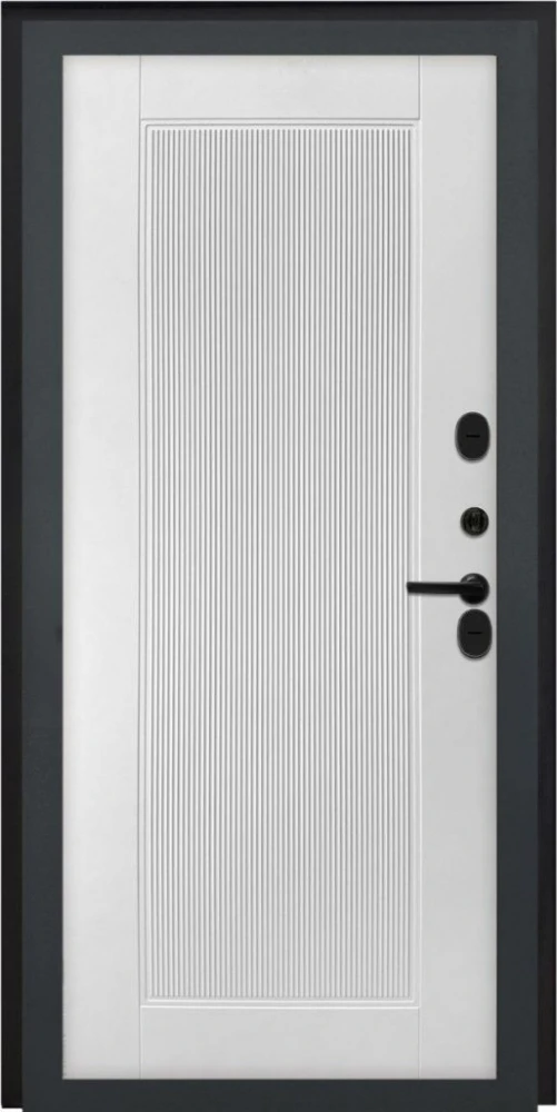 Входная дверь ДвериПРО Берген ПВХ 10мм Астрод Velutto Bianco DPRO221174 внутренняя сторона