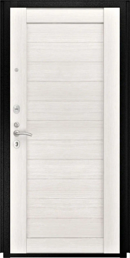 Входная дверь ДвериПРО Берген СБ-3 Листв. бел. (21 Беленый дуб) DPRO226149 внутренняя сторона