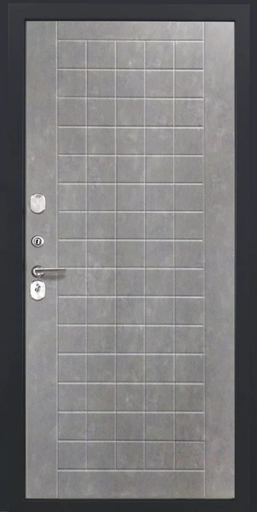 Входная дверь ДвериПРО Квадро ФЛ-256 (10мм, Бетон пепельный) DPRO227605 внутренняя сторона