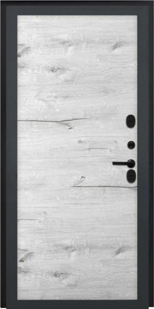 Входная дверь ДвериПРО Модель Л-46 Без фрезеровки Дуб арктик горизонт DPRO226447 внутренняя сторона