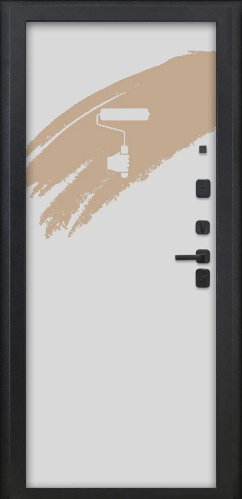 Входная дверь ДвериПРО Берген Под покраску DPRO227948 внутренняя сторона