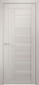 Межкомнатная дверь ЛУ-17 белёный дуб (стекло сатинат)
