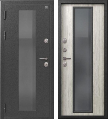 Дверь Термо-1000 Серебро антик - Полярный дуб