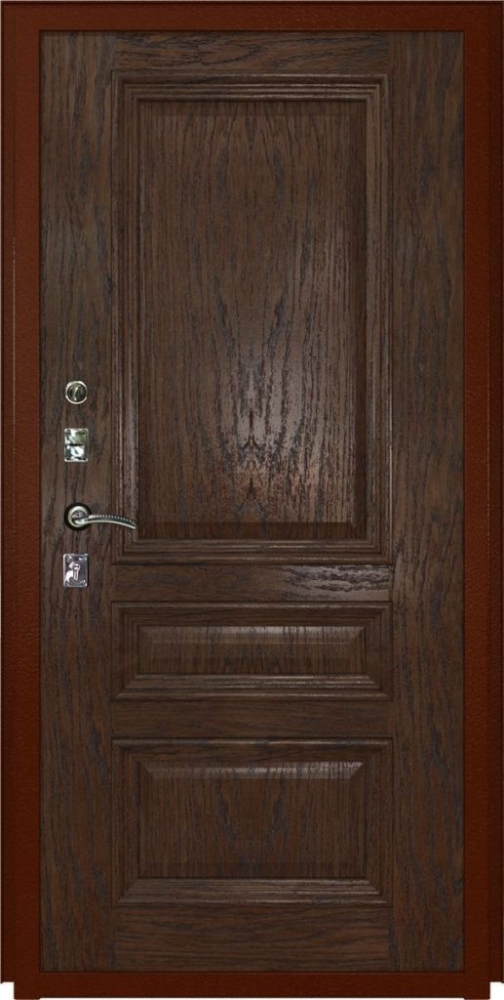 Входная дверь ДвериПРО Аура Фараон-2 (16мм, мореный дуб) DPRO195844 внутренняя сторона