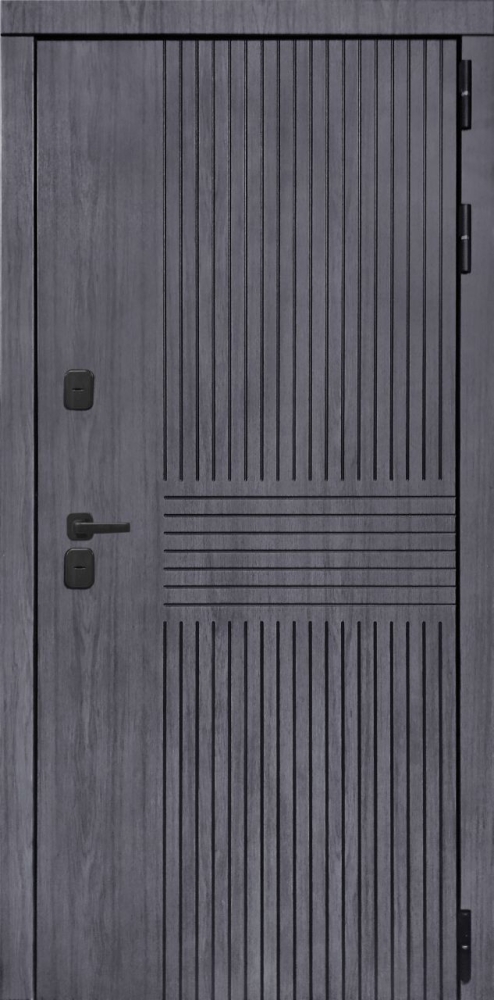 Входная дверь ДвериПРО Берген Лаура (16мм, анегри 74) DPRO197000 внешняя сторона